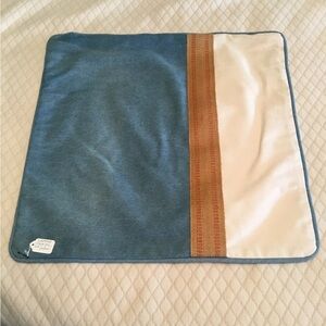 Custom Denim, Canvas Burlap Zippered Pillow Cover